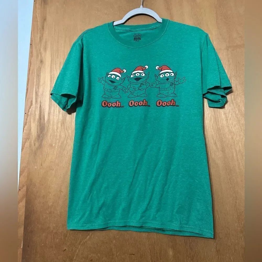 Disney Toy Story Alien Christmas Shirt Oh Oh Oh Size Women's Large